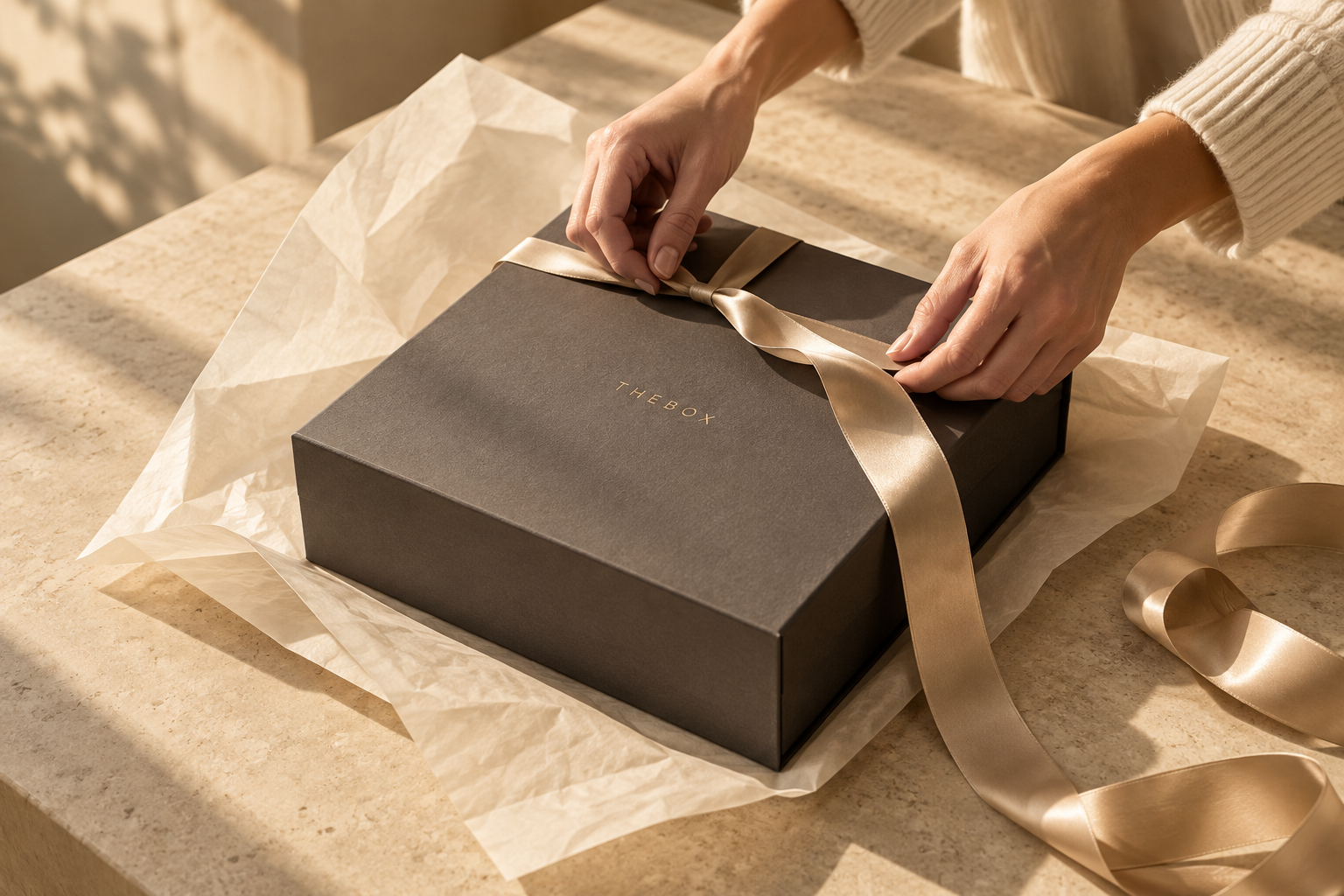 Ambalaj premium TheBox, pregătit pentru un moment de unboxing